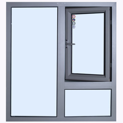 qualidade  Folding Screen 1 Hour /1.5 Hour Cutoff Bridge Aluminum Alloy Fire Proof Glass Casement Window fábrica