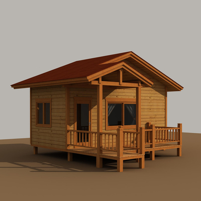 casa de madeira móvel das casas do reboque da caravana para o móvel da casa de log da venda modular em exterior personalizado de alta qualidade do preço barato